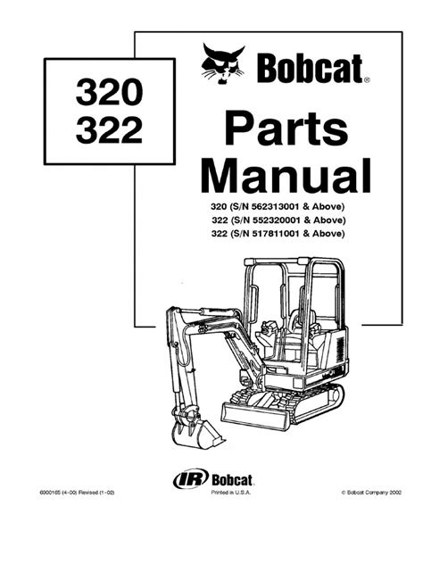 specification for bobcat 322 mini excavator|bobcat 322 parts diagram.